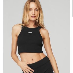Black Alo crop top!!